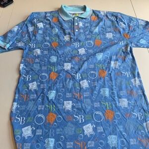 Blue SpongeBob SquarePants polo shirt
